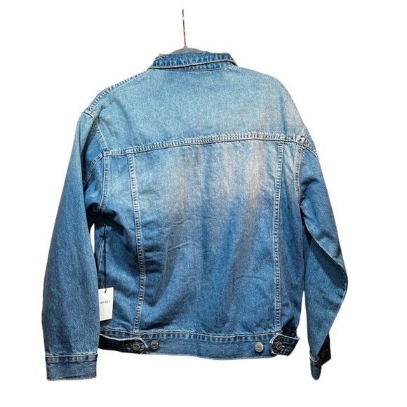 Distressed Forever 21 Jean Jacket NWT Size M - Picture 2 of 7